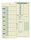 Time Card 3.5" x 8.5" 500 pack G7224