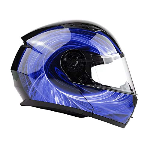 Adult Modular Motorcycle Helmet DOT Full Face Flip-up U970