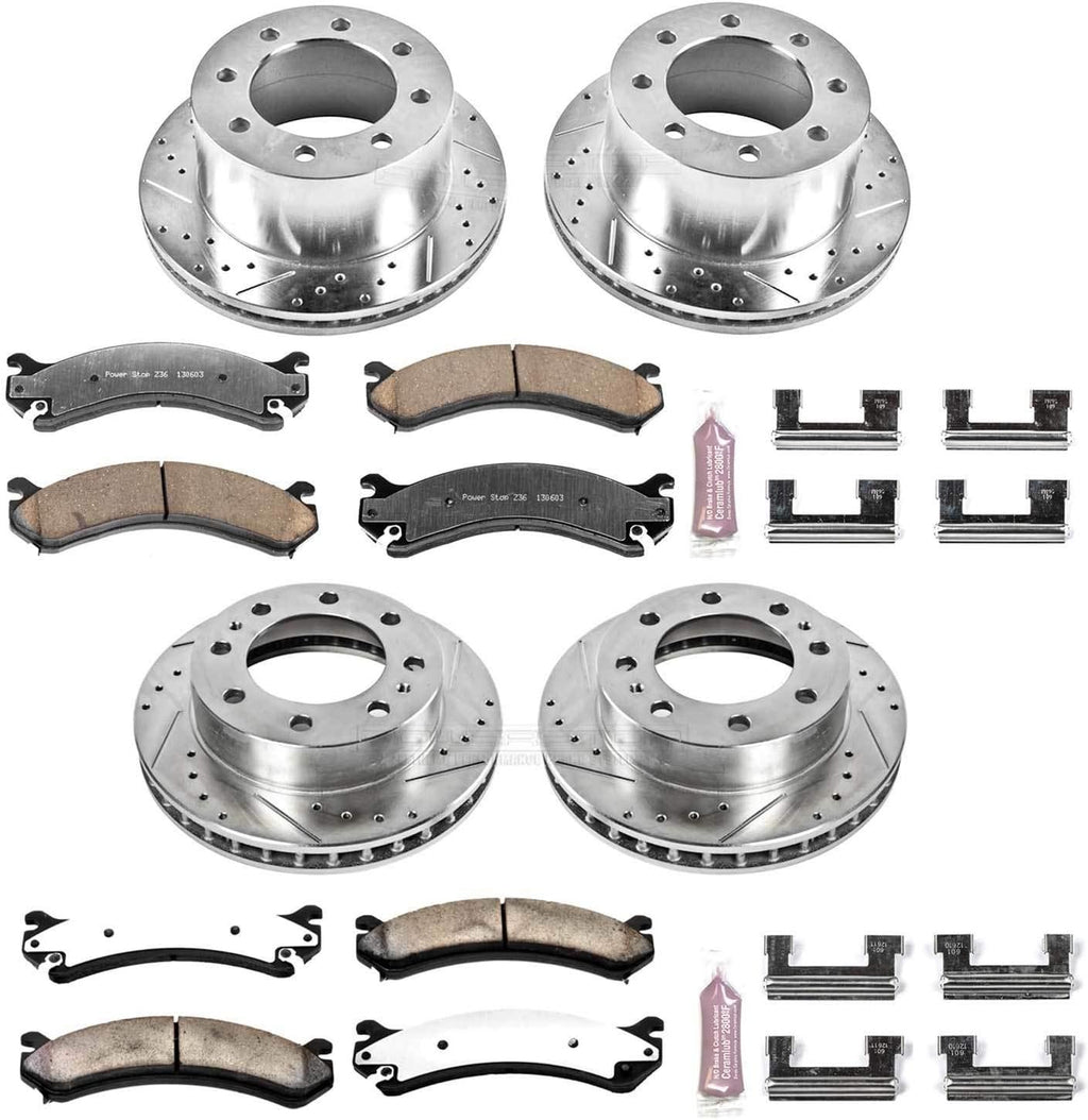 Front and Rear Carbon Fiber Ceramic Brake Kit B800310