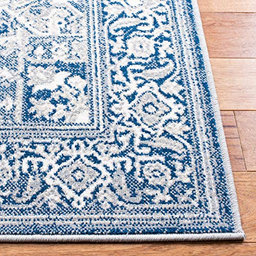 Navy & Grey Area Rug M18571