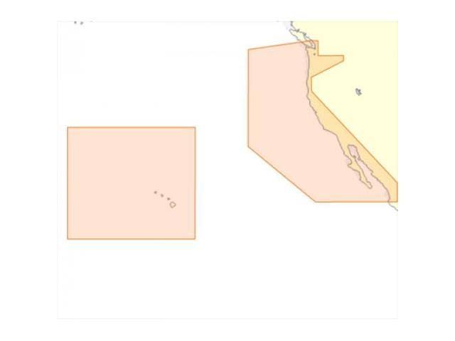 USA West Coast & Hawaii Chart W2723