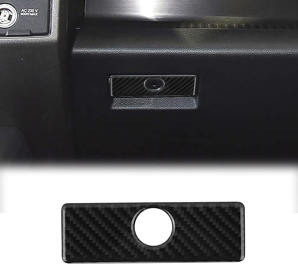 Carbon Fiber Passenger Seat Storage Box Trim Cover P326151