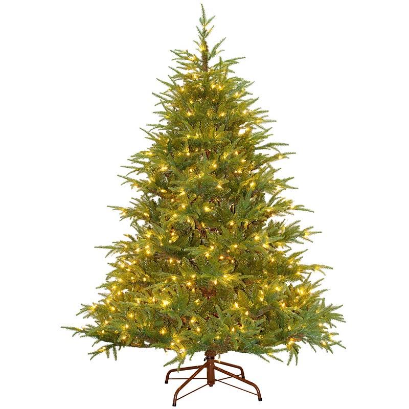 78 Green Fir Artificial Christmas Tree with 550 Lights and Stand X4955