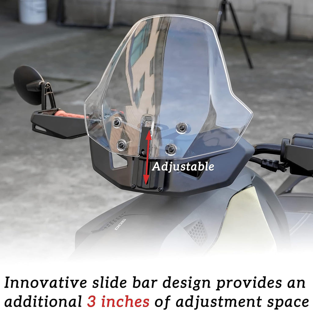 Adjustable Clear Hard Coated Front Windshield C562