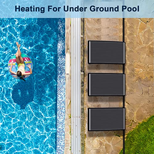 Solar Pool Heater with Two Hoses & Clamps, Two Adapters X435250
