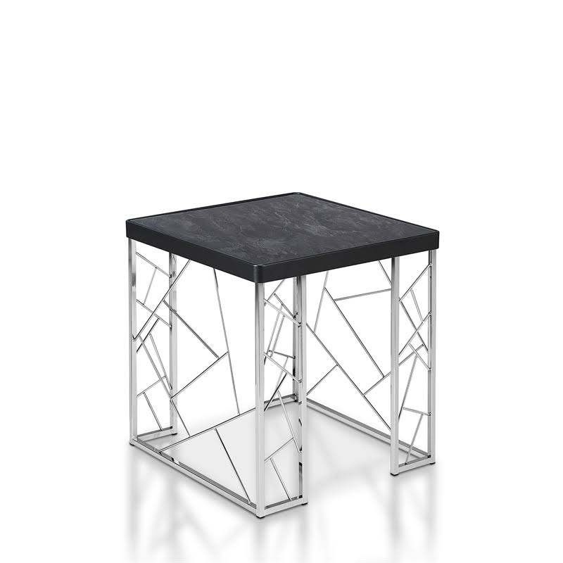 Contemporary Metal End Table P713051