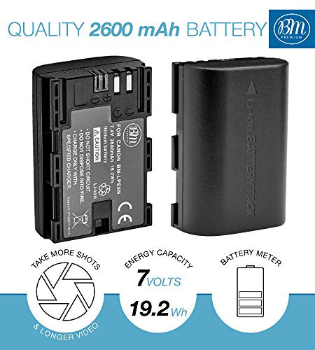 4 Pack High Capacity Batteries for Canon EOS Cameras S2958