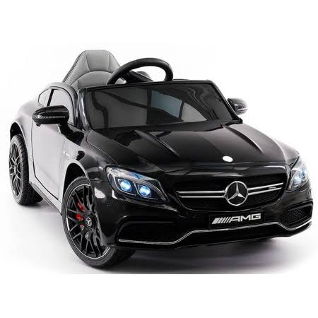 Black Kids Ride on Toy Car with R/C Parental Remote E6480