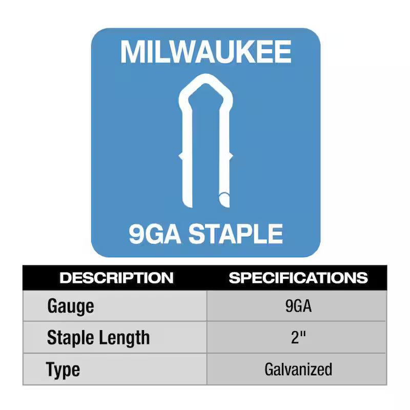 9-Gauge Galvanized Staples 960 Per Box A305