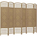 6 Panel Folding Room Divider J661