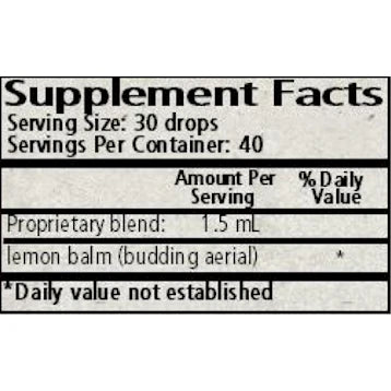 Lemon Balm (Melissa officinalis) D873