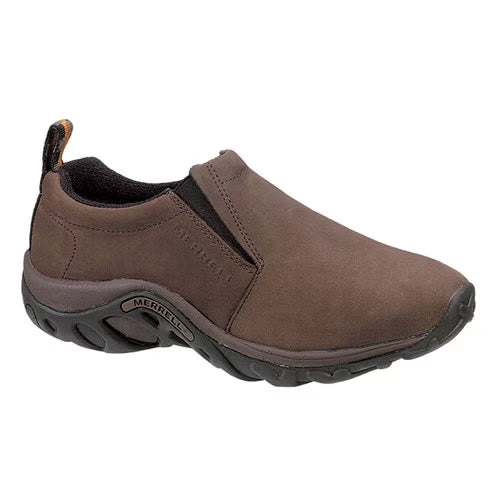Brown Nubuck Wide Slip-On Shoes O59903