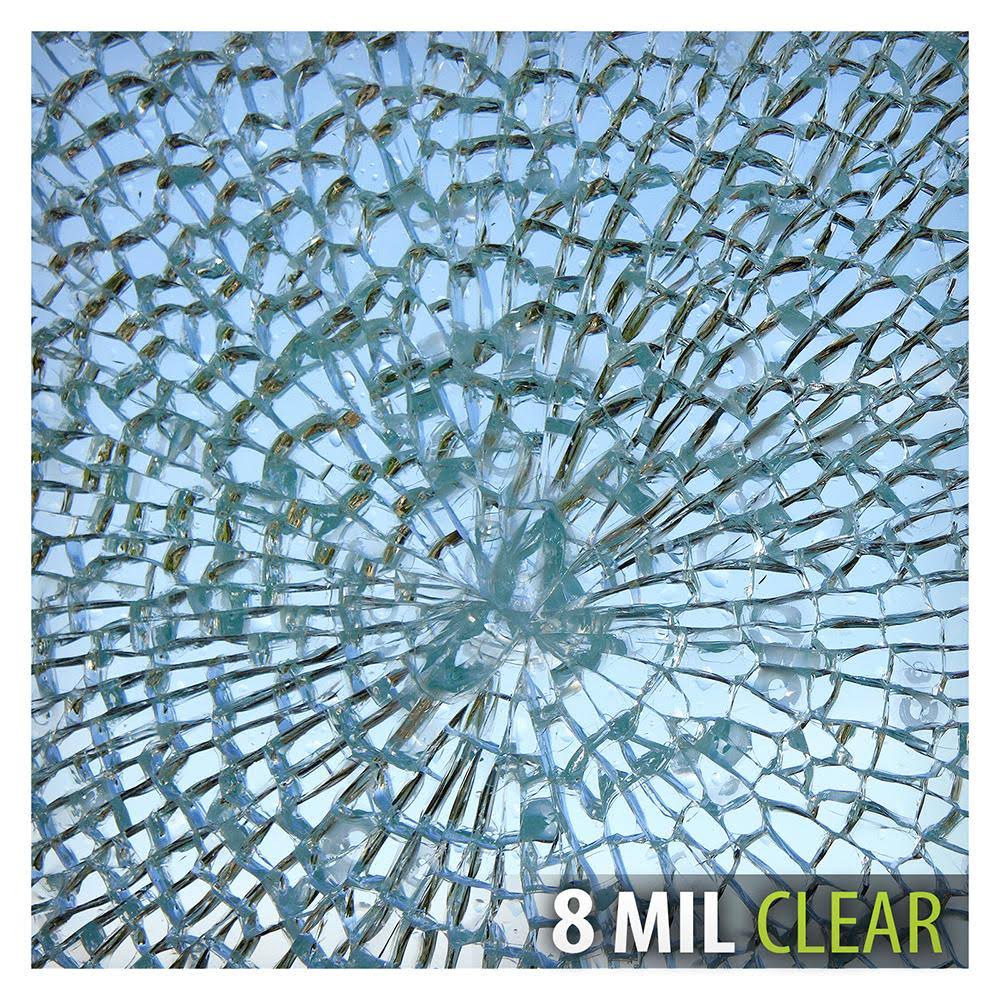Window Film Security and Safety Clear 8 Mil B204