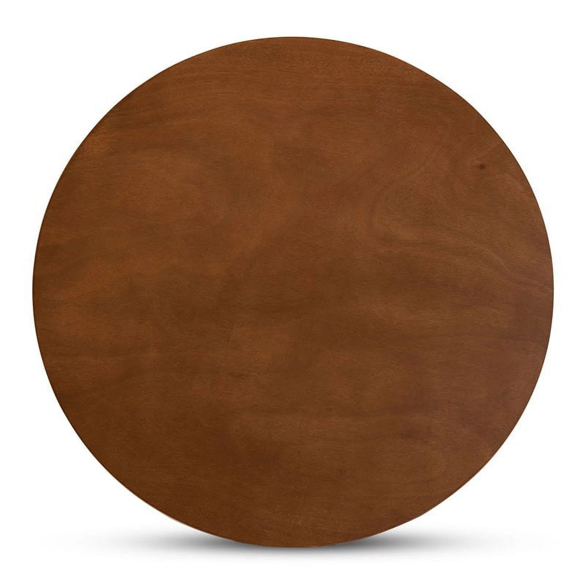 Mahogany Walnut Brown Round Wood Dining Table N7171
