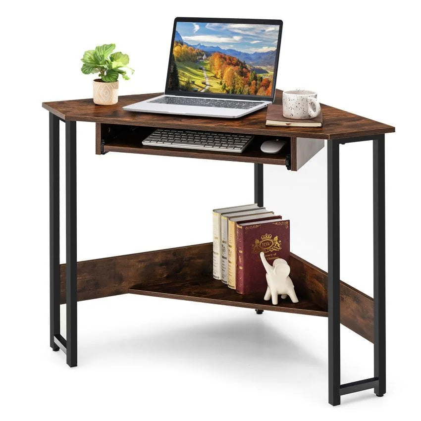 Brown Corner Computer Desk B452951