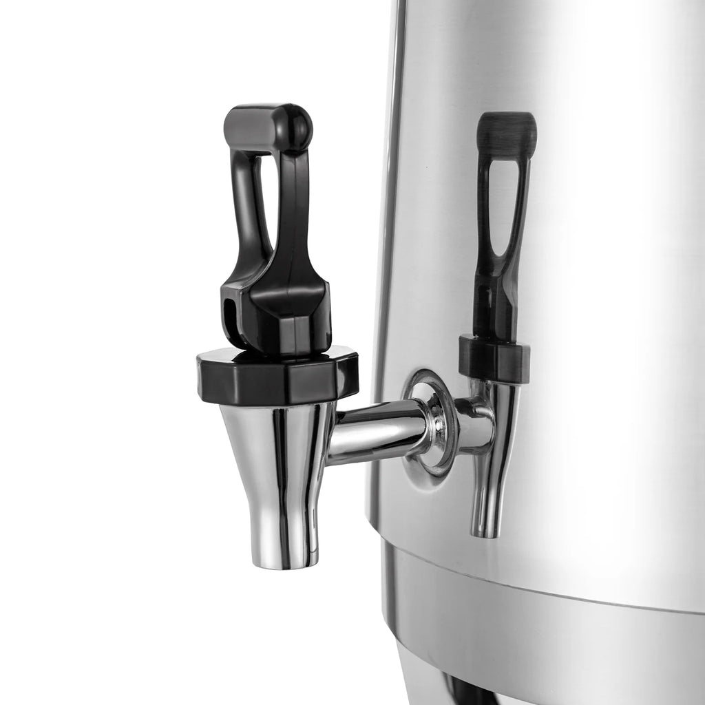 Insulated Stainless Steel Beverage Dispenser with Spigot, 3.43 Gallon / 54 Cup J6909