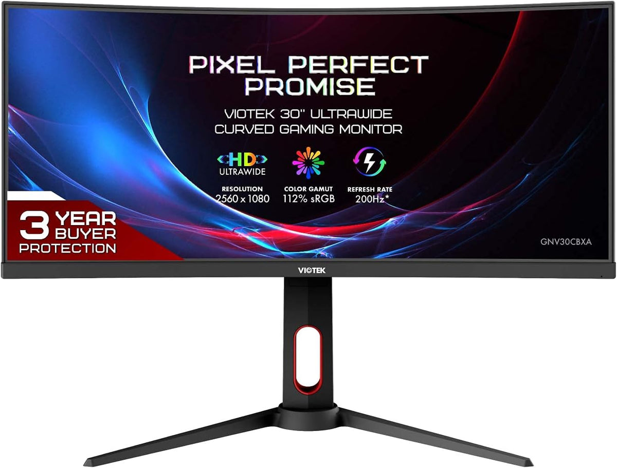 27-Inch Curved QHD Gaming Monitor, 144Hz 2560x1440p, 1ms, 1500R Curvature, G-Sync-Ready FreeSync, DP, 3X HDMI, 3.5mm, VESA T795895