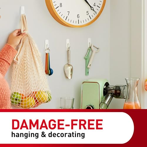Large Utility Hooks, 7 Hooks, 12 Strips U5805