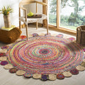 Handwoven Red Multi Rug G982024