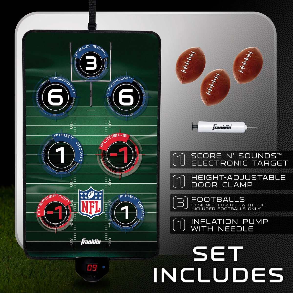 Electronic Football Target Toss P787494