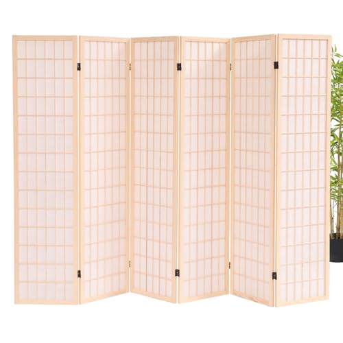 4 Panel Wooden Room Divider Screen O27899