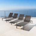 Outdoor Chaise Lounge Set of 4 Q24329