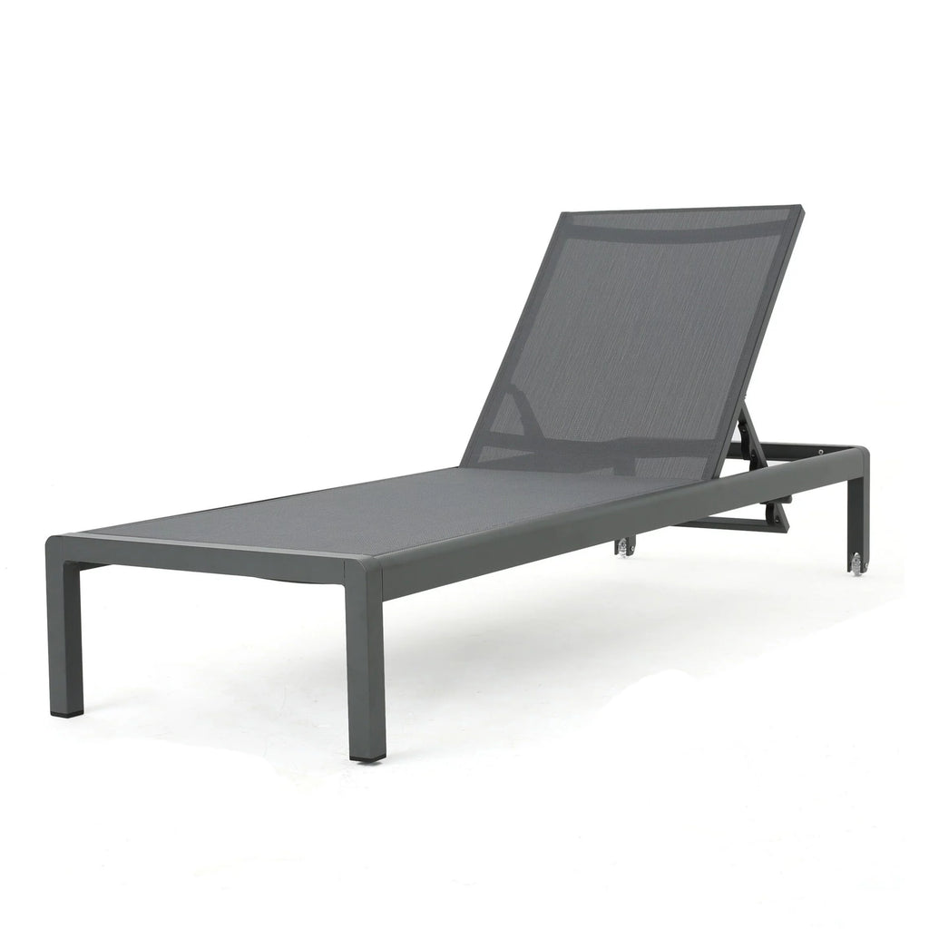 Outdoor Chaise Lounge Set of 4 Q24329