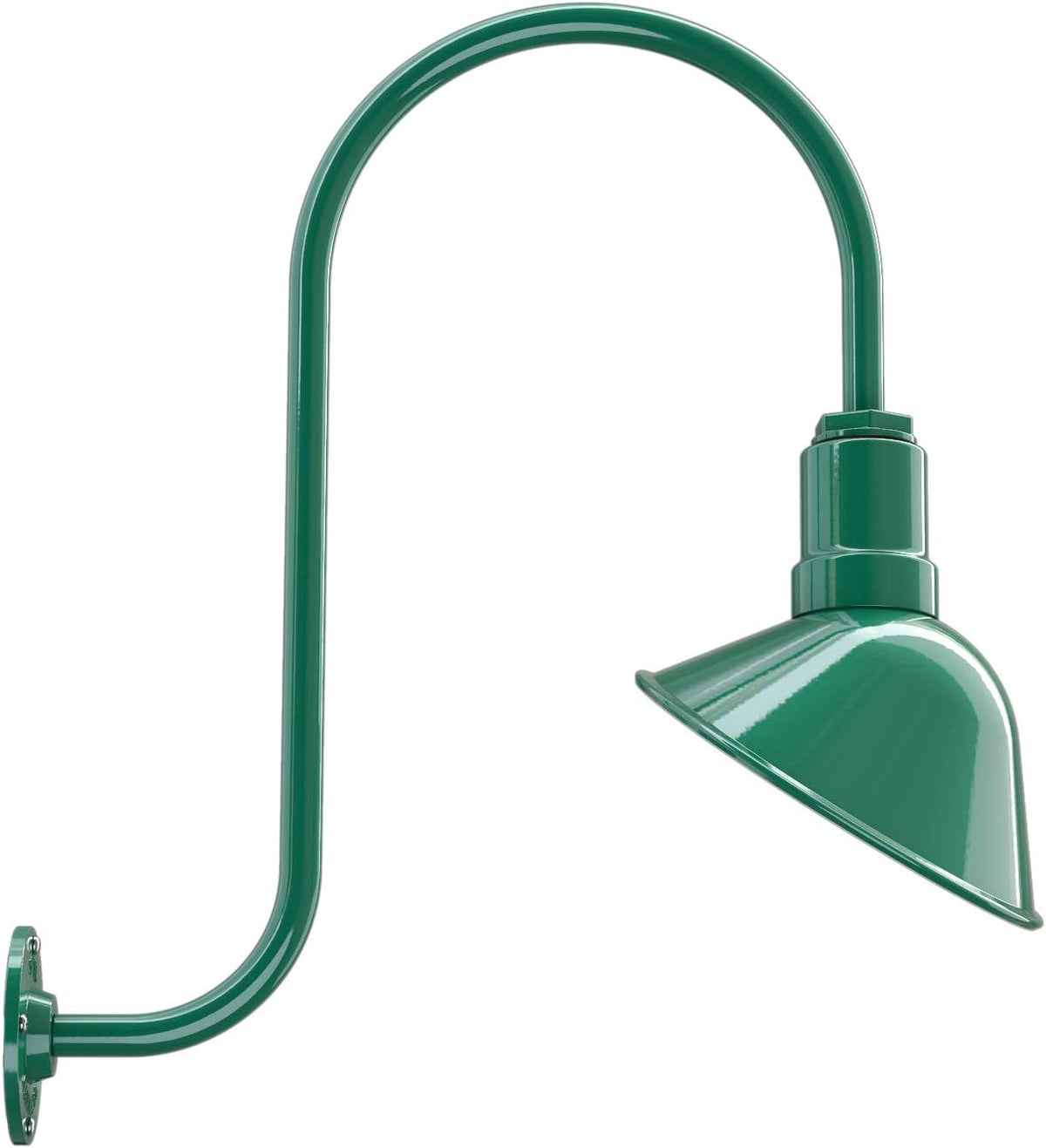 Galvanized Exterior 9 inch Dome 11 inch Gooseneck Store Sign Light H109