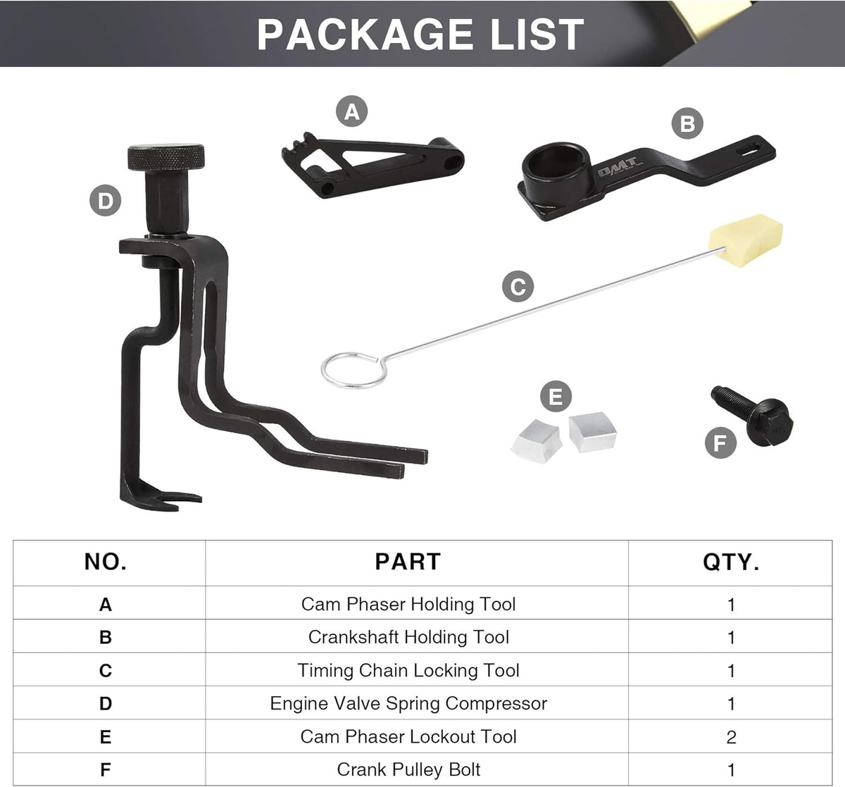 Cam Phaser Lockout Kit Compatible with Ford 4.6L 5.4L 6.8L 3V, Pack of 2 P707930