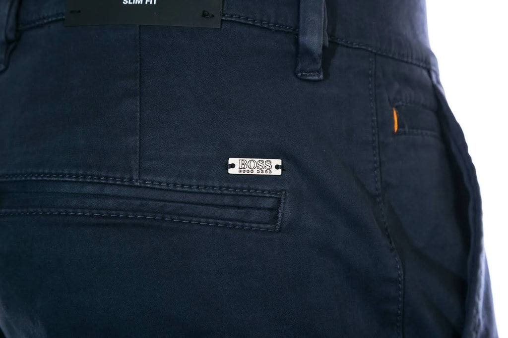 Navy Slim Chinos Z694