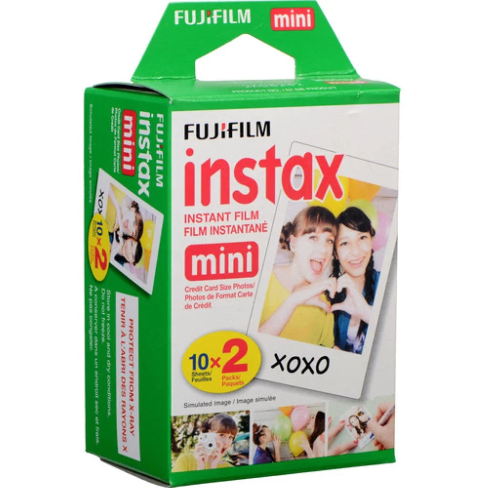 Pastel Blue Instant Film Camera with Case Batteries Lens Cleaning Kit V182485