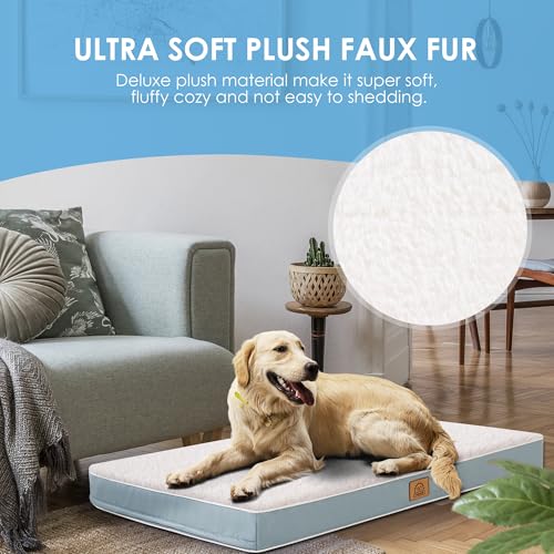 Waterproof Orthopedic Dog Bed with Washable Cover Grey V365