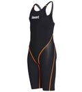 Black Open Back Swimsuit B31666
