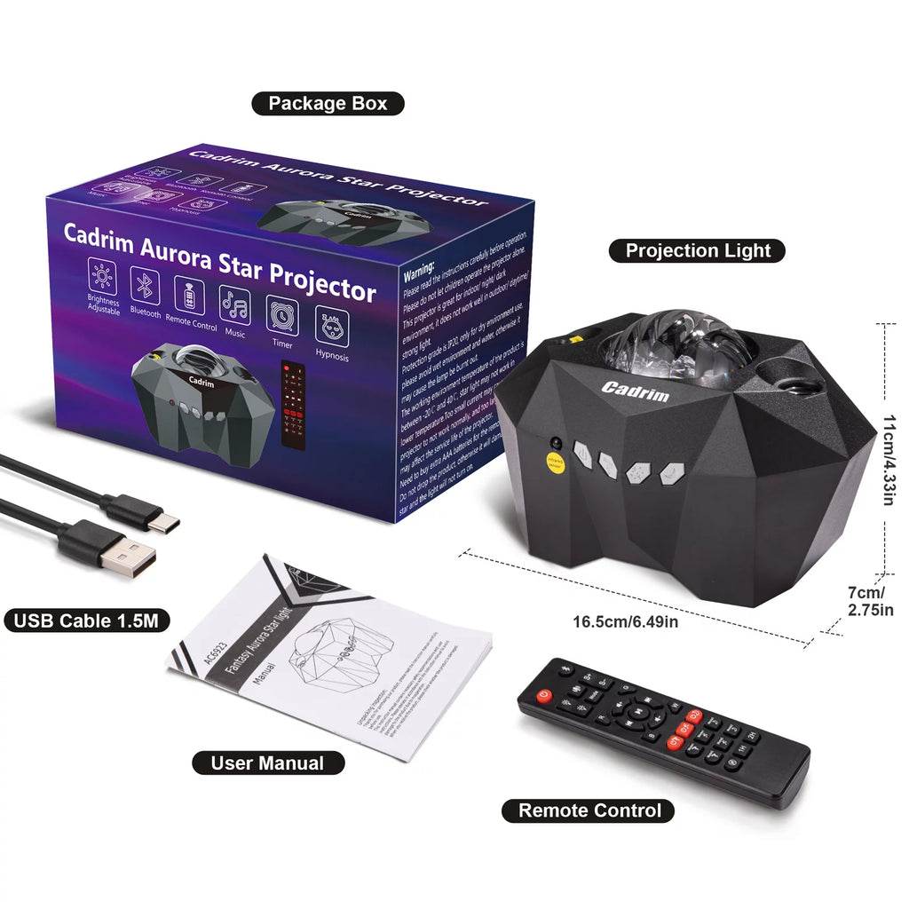 3 in 1 Northern Lights Projector F57572