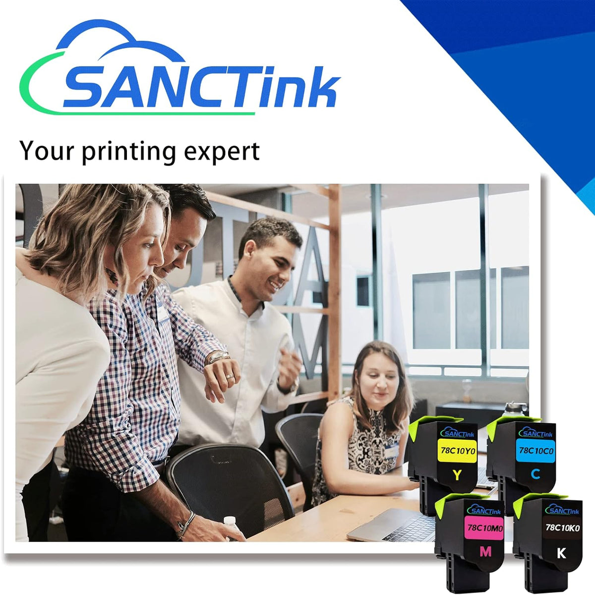 Remanufactured Toner Cartridge Replacement 4 Pack N171