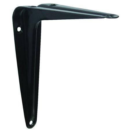 Black 4 by 5 inch Utility Shelf Bracket M51519