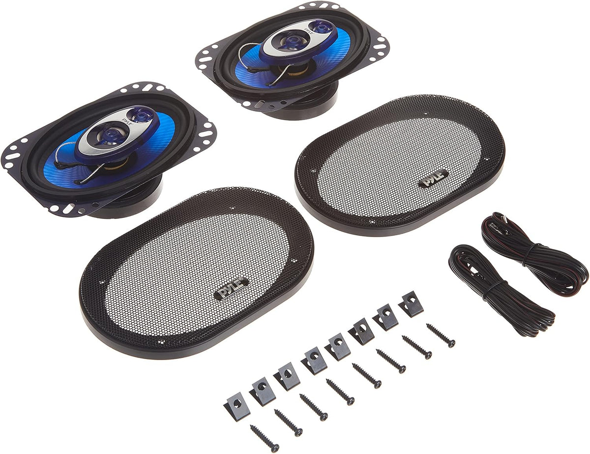 4'' x 6'' Three Way 240 Watt Car Speaker System N368804