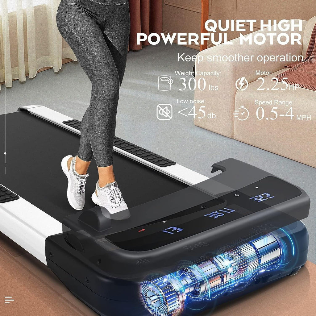 Black Under Desk Treadmill with Remote Control V557095