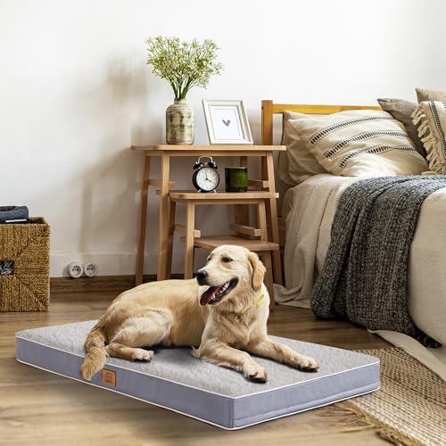Waterproof Orthopedic Dog Bed with Washable Cover Grey V365