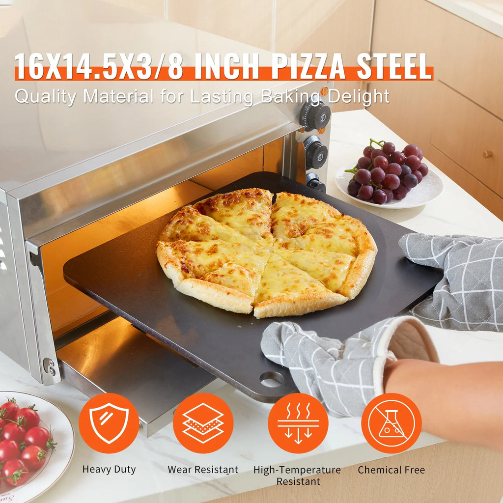 16"x14.5" Pre-Seasoned Carbon Steel Pizza Baking Sheet G23553