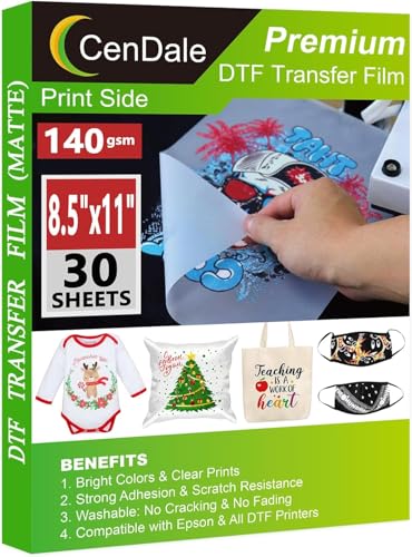 30 A4 Sheets, 14oz White Medium DTF Powder, Direct-to-Film Transfer L4061
