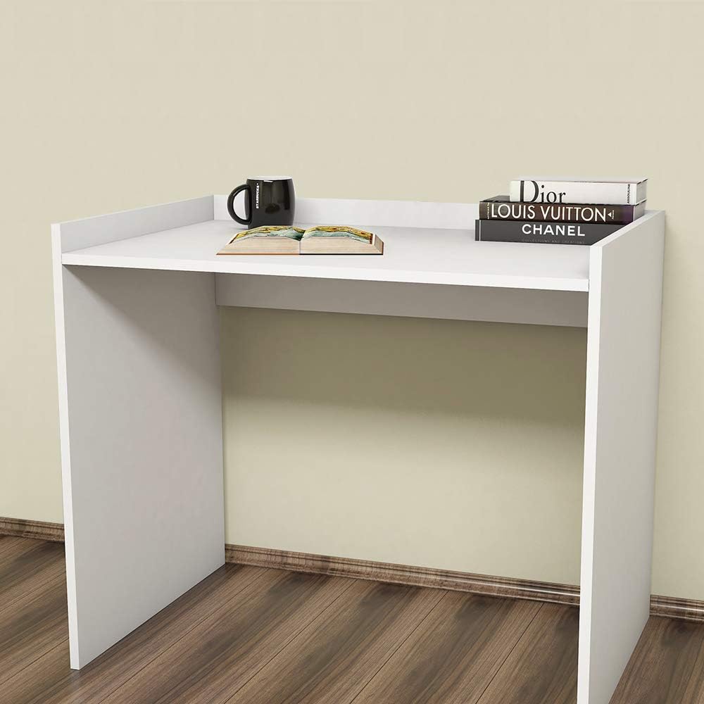 White Solid Wood Writing Desk (56 Length) T32092