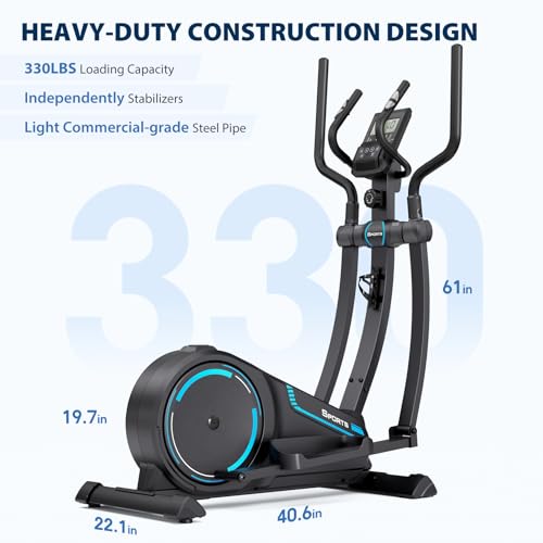 Hyper-Quiet Magnetic Elliptical Machine with 16 Levels Resistance H103129