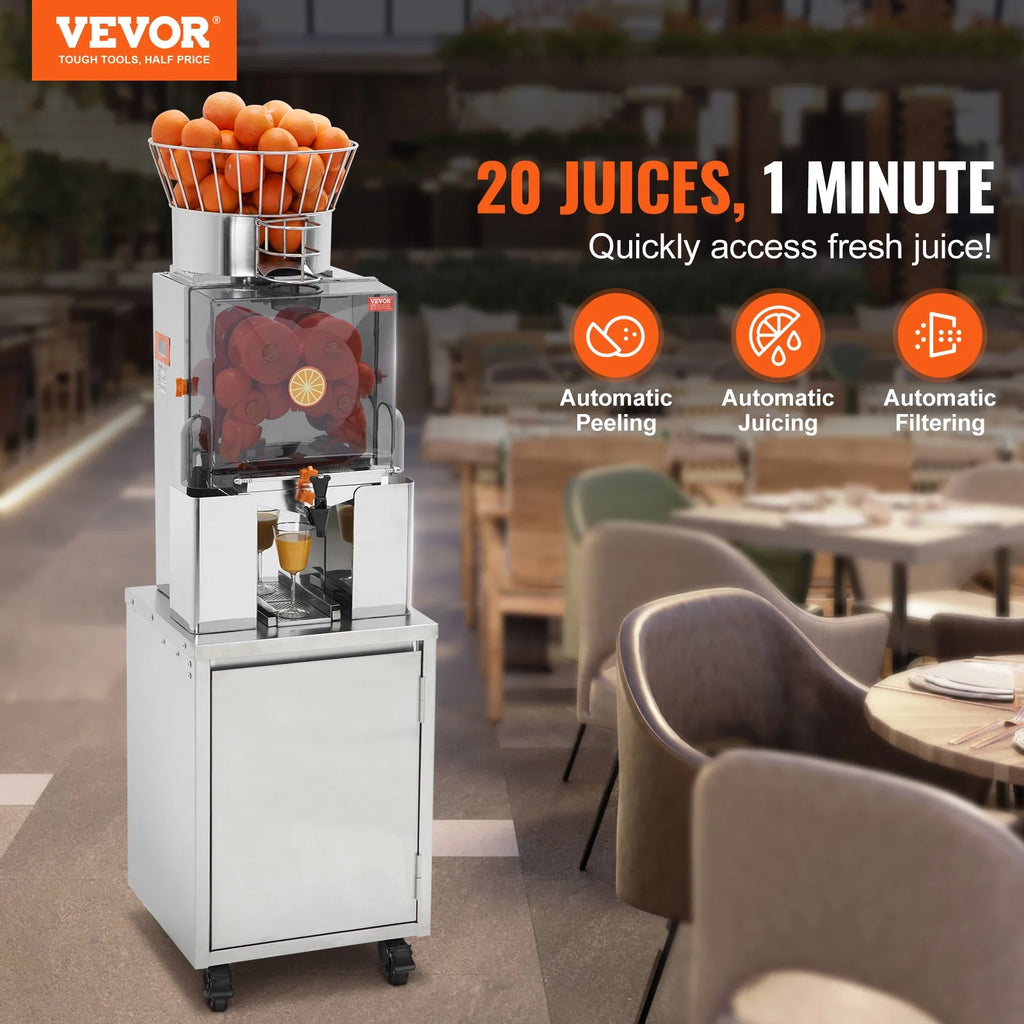 120W Commercial Orange Juicer Machine Automatic Juice Squeezer Extractor A2050