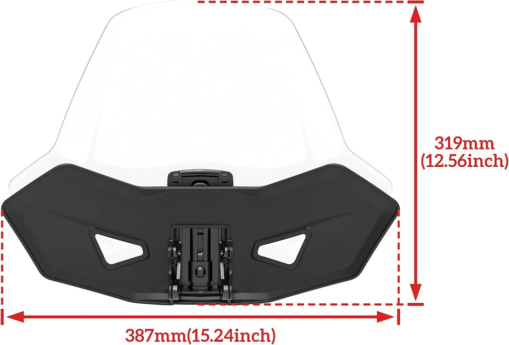 Adjustable Clear Hard Coated Front Windshield C562