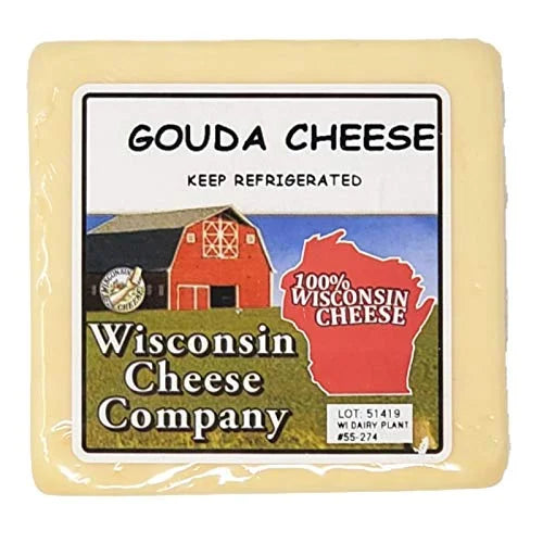 Gouda Cheese, Sausage & Cracker Gift Box Pack of 4 D51827