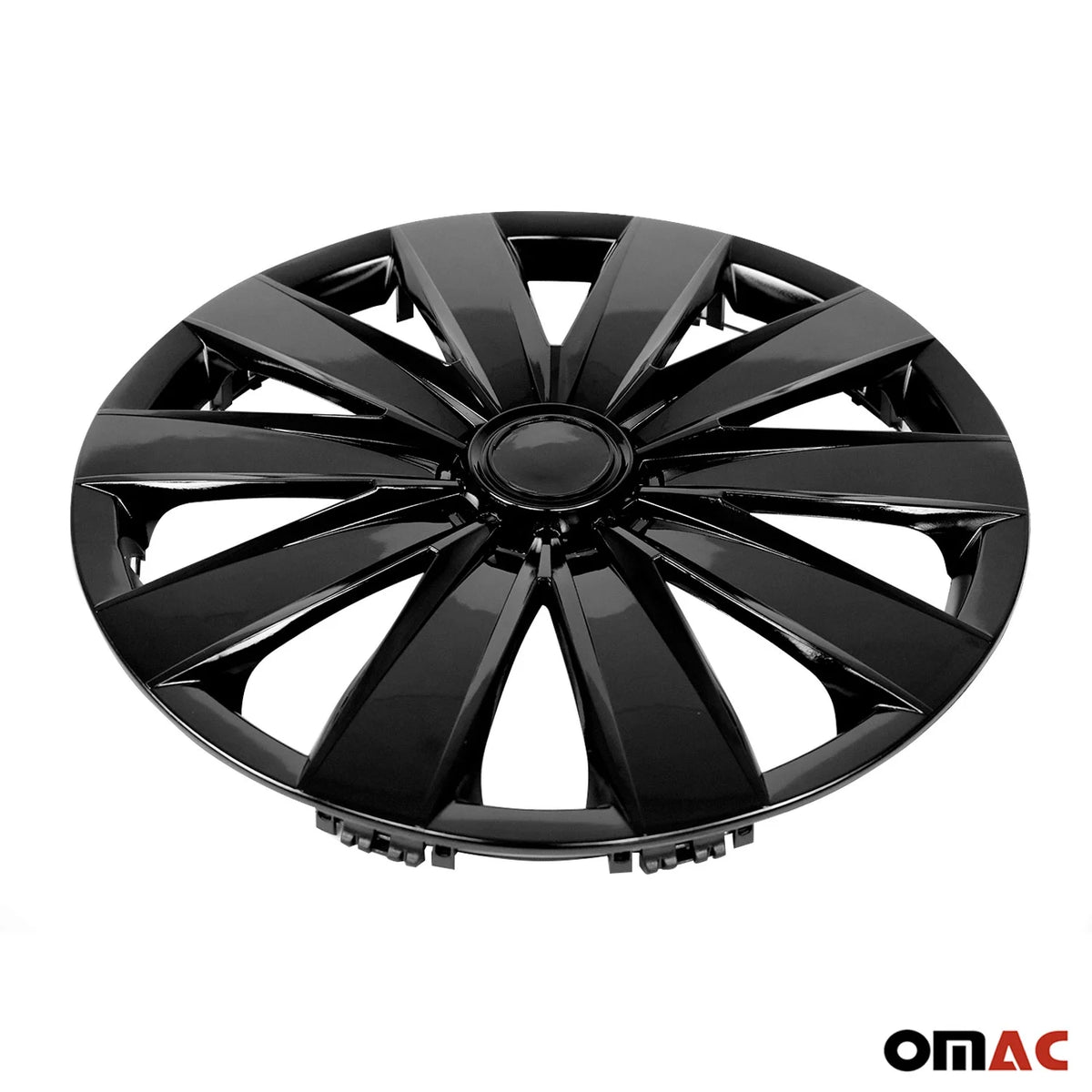 16 Wheel Covers Hubcaps 4Pcs Black D457879