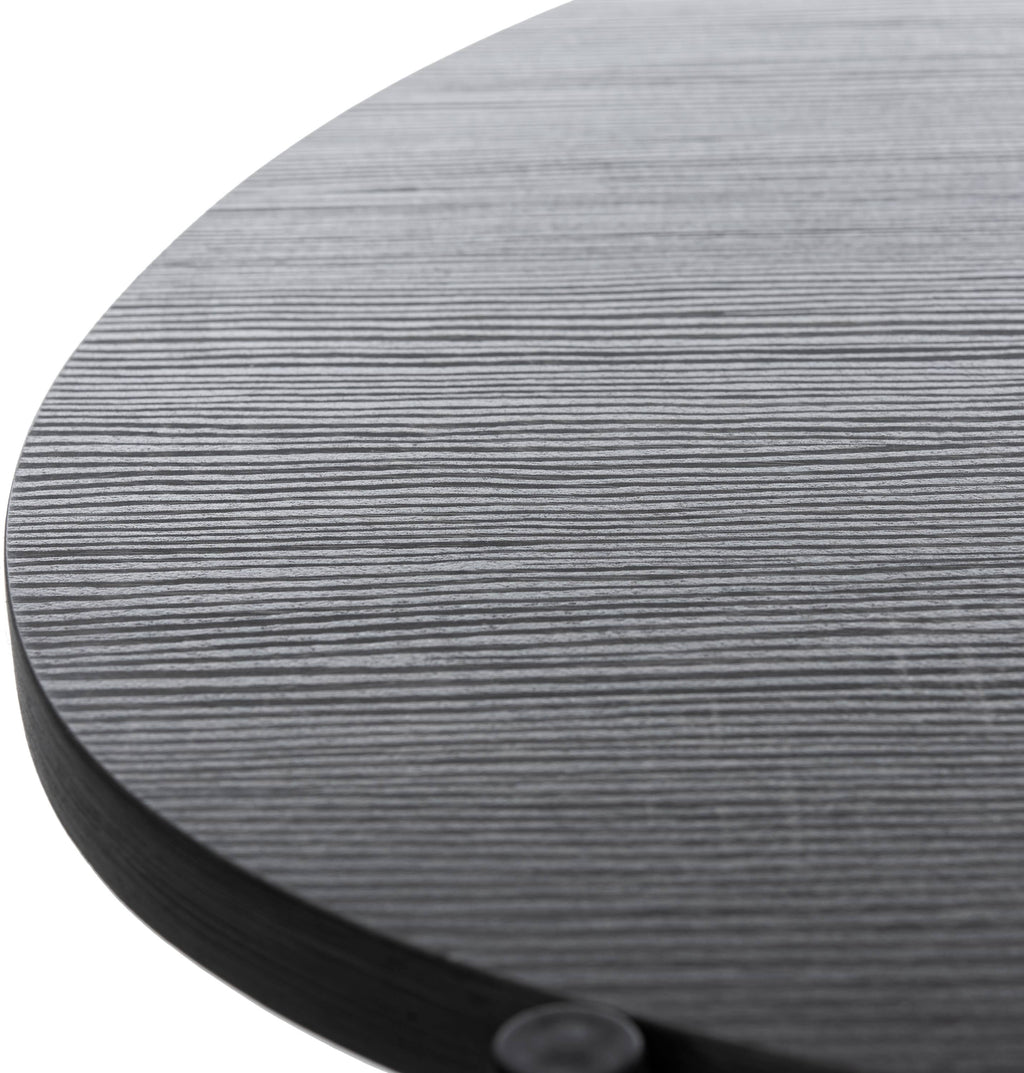 Dark Grey Oak/Black Coffee Table P826