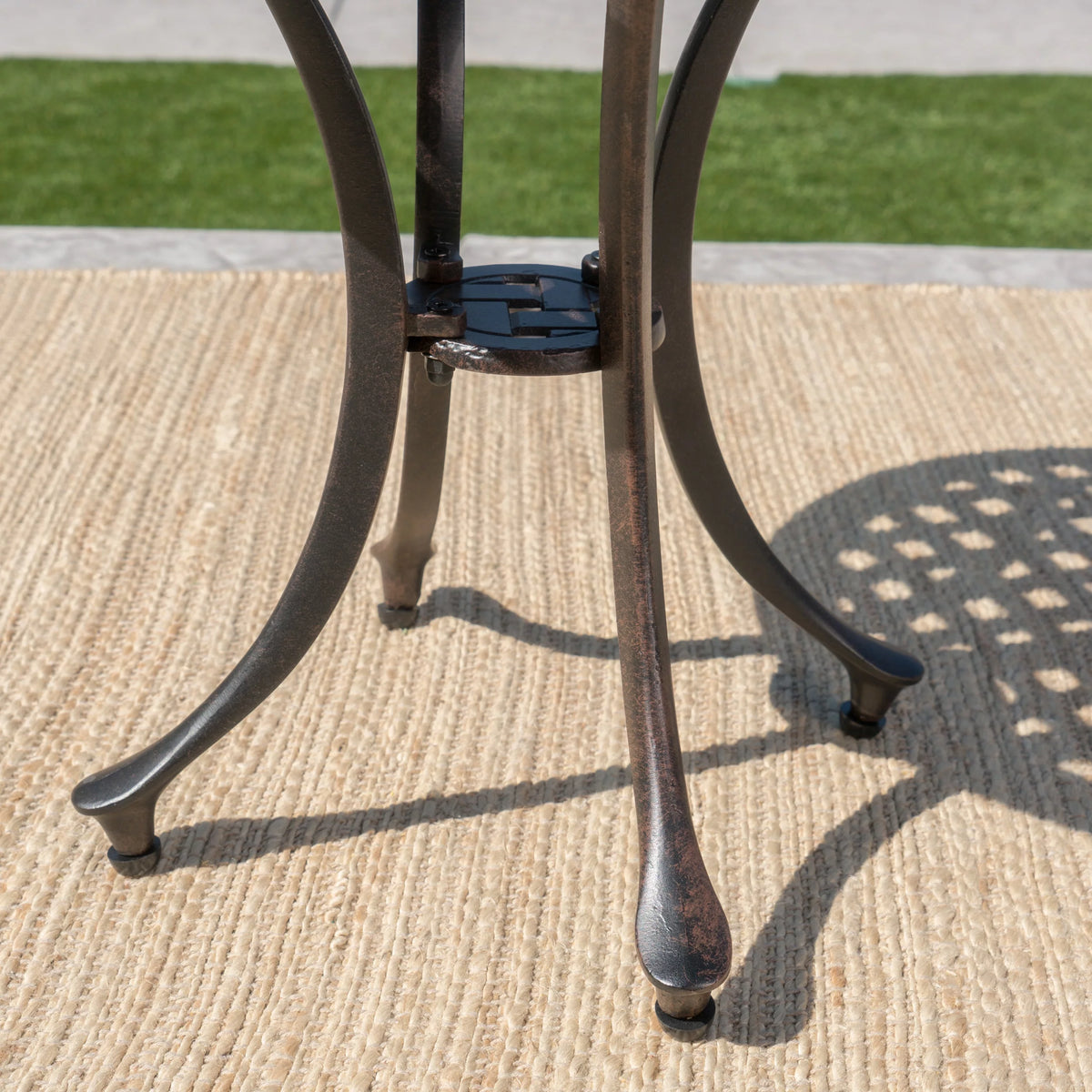 Cast Aluminum Side Table A34345