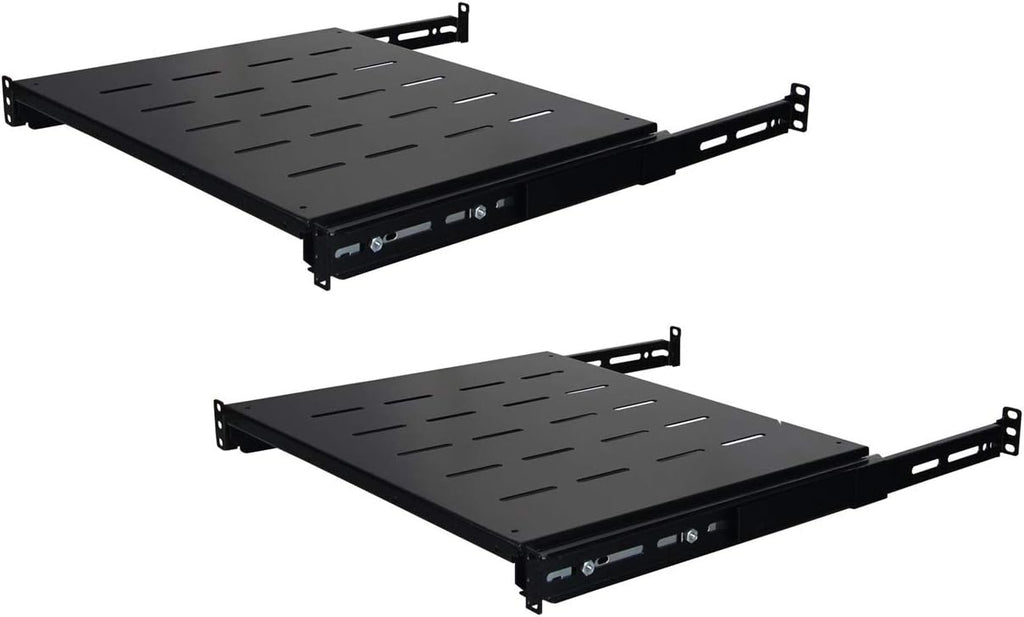 Heavy Duty Steel 19'' Wide Sliding Shelf, 2 Pack Q479